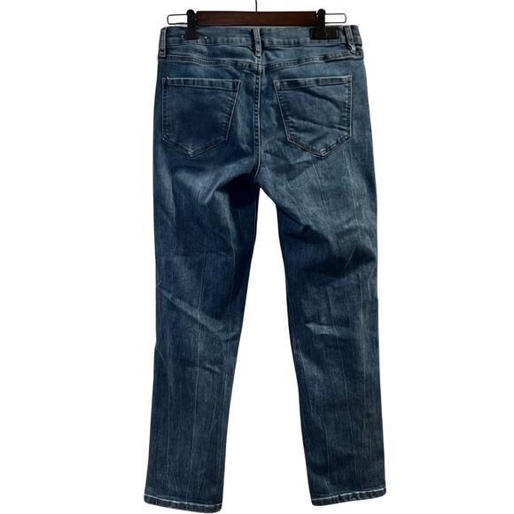 Nicole Miller Women's Tribeca Mid Rise Straight Leg Jeans Size 10 - Picture 2 of 5